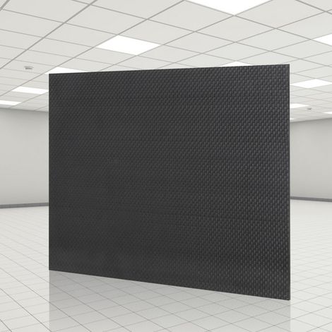 Hochfestes, köpergebundenes Kohlefaserplattenmaterial mit glänzender Oberfläche, 200 x 300 x 1,5 mm (1/5)