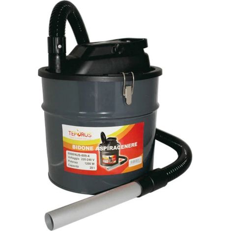 Bidone aspiracenere fuocovivo per cenere stufa e camino lt.20 - Salone (1/2)