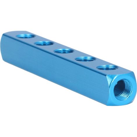 Collecteur pneumatique en aluminium, bloc de distribution d'air pour équipements d'automatisation AL-5