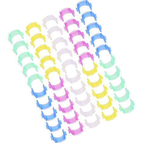 50 Pièces Supports Bobines Anti-Chute pour Rangement de Fils et Organisateur de Câbles (1/5)