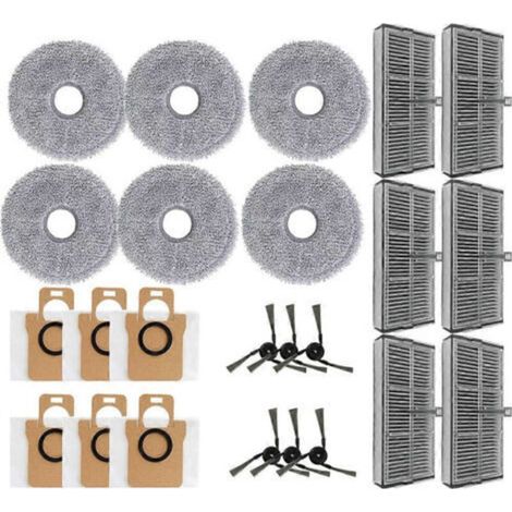 Kit de accesorios para la aspiradora Xiaomi Mijia Omni M40/D110CN: cepillos laterales, filtros HEPA, paños de limpieza, bolsas para el polvo. (1/5)