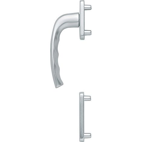 Hoppe FTT-Halbgarnitur, PZ, New York 0810/961N/962NS, N 10, ALU naturfarbig (1/3)