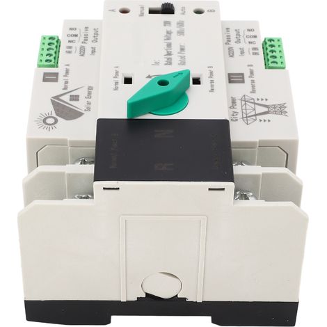 Automatischer Dual-Power-Umschalter 2P mit Millisekunden-Schnellschaltsteuerung, AC 230 V, 50/60 Hz, PV auf Netz 80 A (1/5)