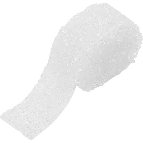 Ruban diamant maille scintillante 30mm, rouleau 1 yard, strass cristal, décoration blanche (1/5)