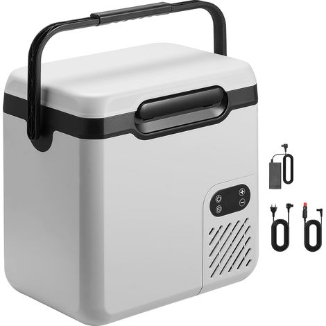 Mophorn Tragbare Kompressor-Kühlbox 18 L, Elektrischer Autokühlschrank mit Griff, -20 °C bis 20 °C, 12/24 V DC und 100-240 V AC, Ideal für Camping, Reisen, Lkw, Wohnmobil und Boot (1/5)