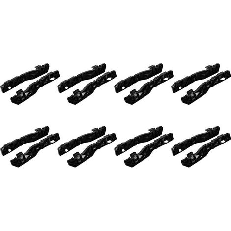 Confezione da 2 staffe di supporto paraurti anteriore da 8X (una per lato) per modelli Journey dal 2009 al 2017. Articoli 5178410Ad e 5178411Ad