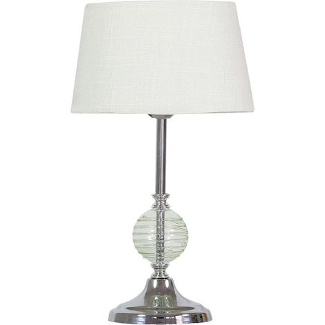 Lampe de table Candellux FERO chromé abat-jour blanc (1/3)