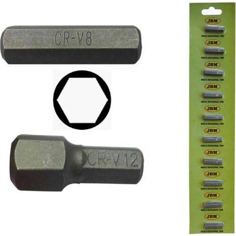 Chiave Allen jbm m8 7mm alta resistenza coppia cromo