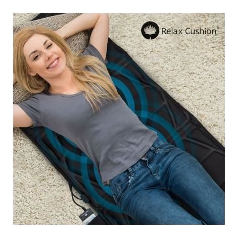 Tapis de Massage Corporel - Noir - Massage par Vibration - 5 Modes - 3 Niveaux d'Intensité