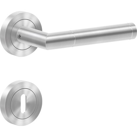 KARCHER DESIGN Drückergarnitur ER34 BB0 71 - Rio Steel, Buntbart, Edelstahl (1/4)