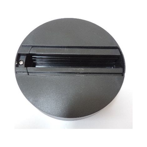 Base apparente noire adaptateur pour luminaire Rail Track III avec transfo 230/12V non-dimmable intégré Indigo (1/2)