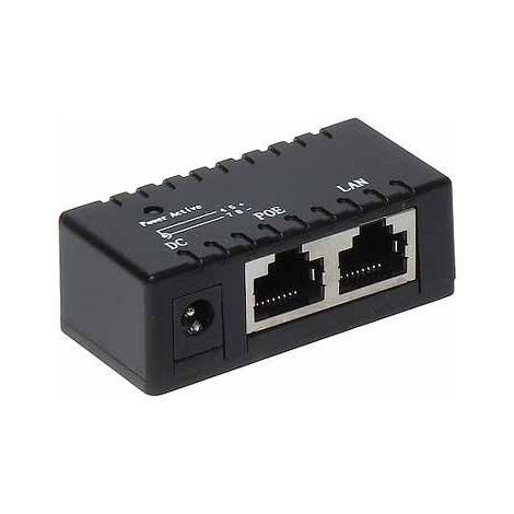 Adattatore passivo PoE 1 ingresso RJ45 alimentazione via doppino UTP