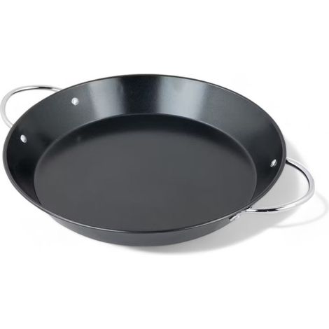 Padella per barbecue compatibile griglia ghisa culinary modular acciaio inox antiaderente distribuzione calore uniforme (1/3)