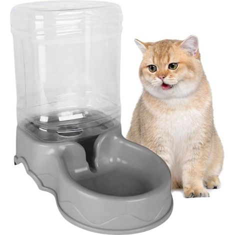 Distributeur Eau Chat automatiques 3.5L à l'épreuve des fuites Automatique Cat Bol d'eau détachable Cat Station d'alimentation pour Petits Animaux de Compagnie Moyen (1/5)