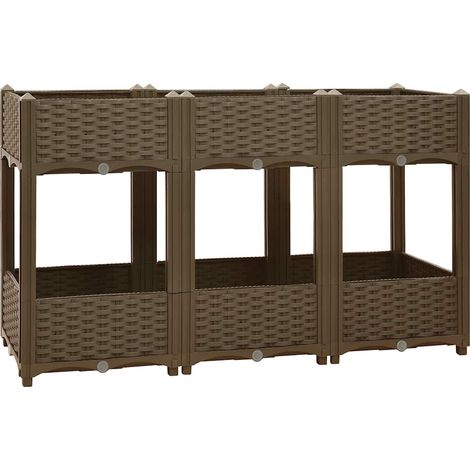 Maison Exclusive - Hochbeet 120x40x71 cm Polypropylen