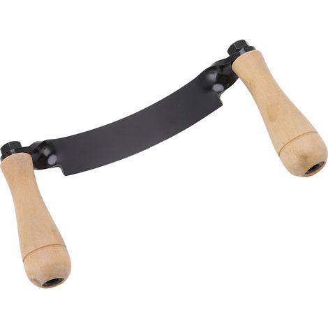 Couteau à dégrossir à manche en bois, acier tungstène durable HRC 30, lame incurvée haute performance, idéal pour le travail du bois et le mobilier en rondins (20 cm). (1/5)