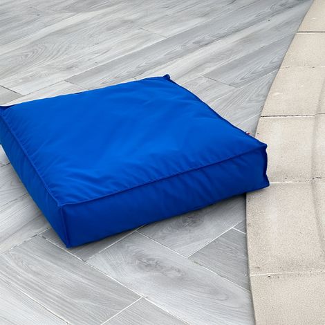 Coussin de sol inter / exter Bleu 71x71x35 cm (1/2)