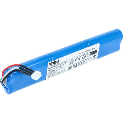 vhbw 1x batería compatible con TDK Life on Record A34, A33, A34 Trek Max altavoces, cajas acústicas (2000 mAh, 7,2 V, NiMH) - Reemplaza EU-BT00003000-B