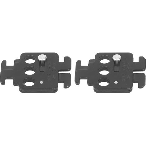 Lot de 2 verrous de disjoncteur à 3 trous en acier A4, dispositif de verrouillage à enclenchement pour équipements industriels (1/5)