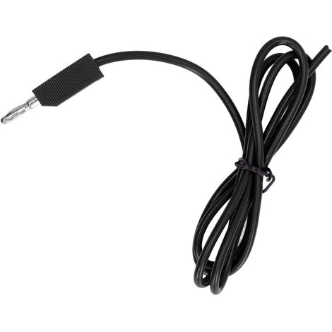 Bananenstecker-Messleitungssatz, universelles elektrisches Multimeter 30 V AC – 60 V DC, 19 A, J.70010, 4 mm, Schwarz (1/5)