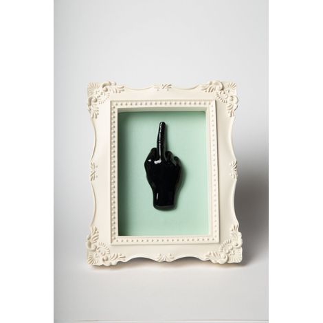 BLOGO Quadro Dito Nero 19,5xH25cm