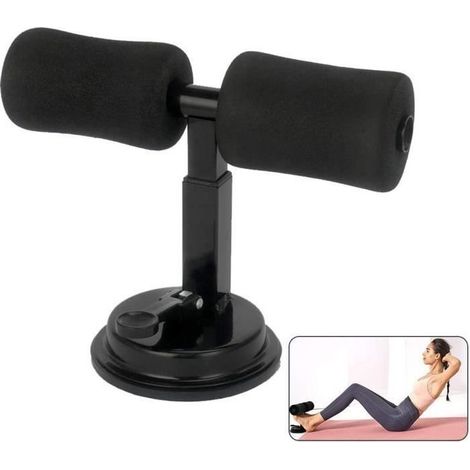 ZoneYan Barre Situp Auto-Aspirante, Dispositif Assistant de Redressement Assis, Barre de Redressement Portative, Portable Sit-Up Bar (1/4)