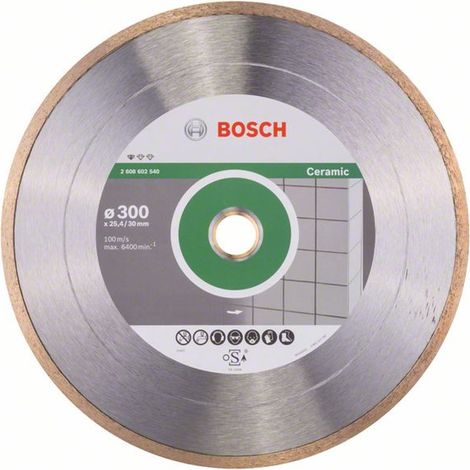 Bosch Diamanttrennscheibe Standard for Ceramic 300 x 30 + 25,40 x 2 x 7 mm