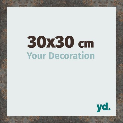 yd. - Cadre photo 30x30 - Metal Oxyde - MDF - Bologna