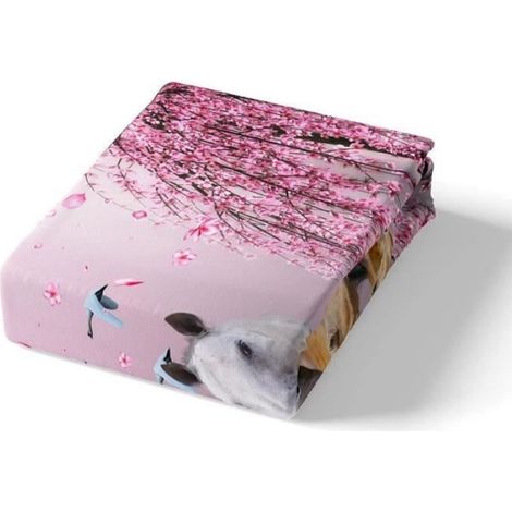 Housse De Couette - Microfibre - Imprimée 3D - Pour Enfant - 220x240 cm - Avec 2 Taies Doreiller 65x65 cm (1/4)