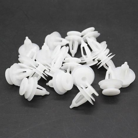 25 pièces 6504014 Pour Chrysler Jeep Dodge Fixation de panneau de garniture de porte Attache en nylon (1/4)