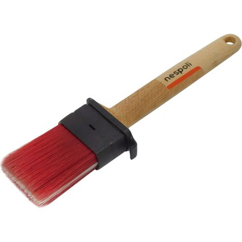 Pinceau de Peinture Plat ZeroLoss L 50 mm pour Vernis à Eau et solvant, pinceaux à Peinture pour Objets de Bricolage, pinceaux de Peinture poignée Ergonomique Laser Tactile, sans Perte de
