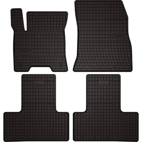 Tapis de sol en caoutchouc pour : Mercedes EQB X243 SUV (2021-) - noirs, sur mesure (1/5)