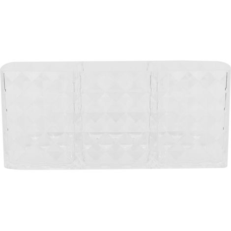 Boîte de Rangement Transparente pour Cosmétiques - Organisateur Pinceaux, Rouge à Lèvres et Eye-liner (1/5)