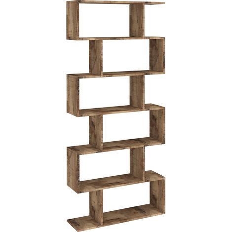 Libreria Moderana 80x24,6x191,8 cm Calli Acero Pereira (1/4)
