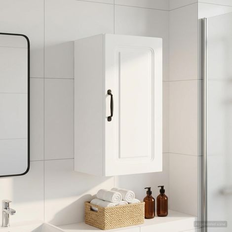 vidaXL Armario de pared para baño UTRECHT Blanco 30 x 31 x 59 cm (1/5)