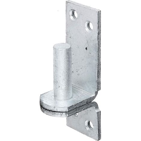 Alberts 311124 Cardine su piastra, nelle versioni con gancio DI o DII, zincato blu, entrata Ø16 mm, Piastra 115 x 40 mm