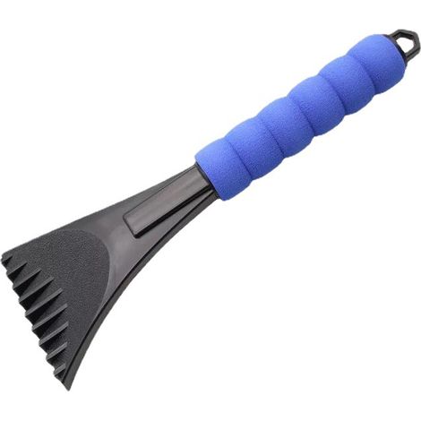 Pelle à neige pour voiture, pelle à glace pour voiture, grattoir à neige et à givre, grattoir à vitres de voiture, grattoir à givre pour pare-brise de voiture (1 pièce - bleu) (1/5)
