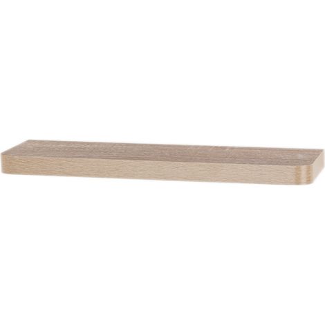 Trent Narrow Floating Shelf Kit - 800 x 145 x 38 mm - Oak