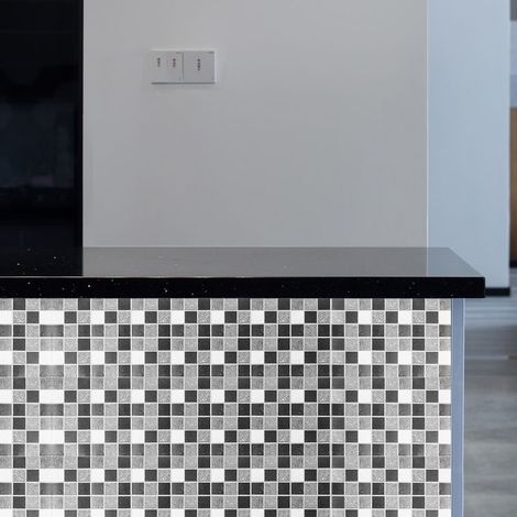 Papier peint autocollant en PVC imitation carrelage céramique pour la décoration de la cuisine et de la maison (1/5)