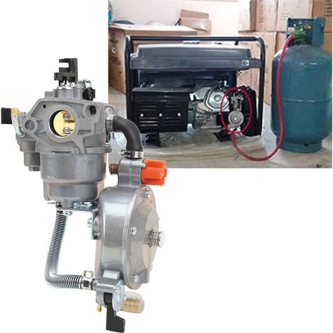 Kit de conversion pour générateur essence P21A-LPG GX270 177F (carburateur GPL, double carburant, pompe à eau, accessoires inclus) 3 kW (7-9 CV, 220/110 V) (1/5)