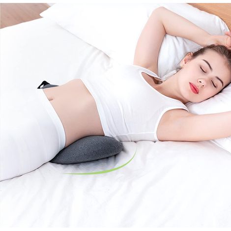 Lumbar Pillow Support Lumbar Pillow Ergonomic for Sleeping Lumbar Support Cushion Back Head Leg Memory Foam Pregnant Women Bed Rest Office Car Travel (1/5)