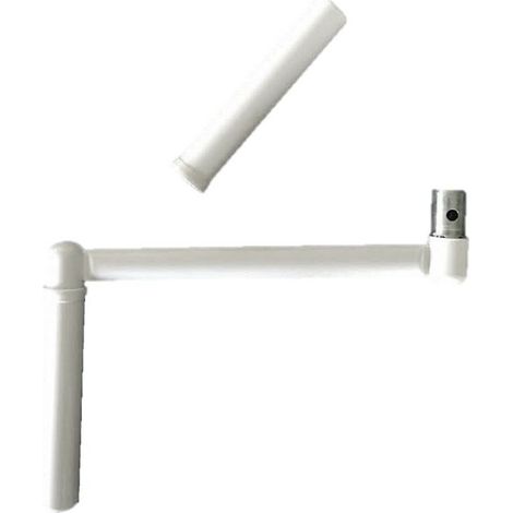 Manivelle pour volet roulant – Longueur 180mm – Tige en acier aplati – Poignée en polyamide – Compatible tringle Ø 12mm (1/5)