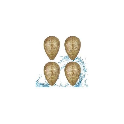 Imperméabiliser Piege a Frelon Asiatique Exterieur, Pack de 4 - Naturel Réutilisable Piege Guepe, Pas Besoin de Pulvériser, Convient au Jardin, au Balcon et à la Terrasse (1/4)
