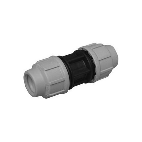 RACCORDO GIUNTO POLIETILENE A STRINGERE MANICOTTO ACQUA IRRIGAZIONE 20x20 mm