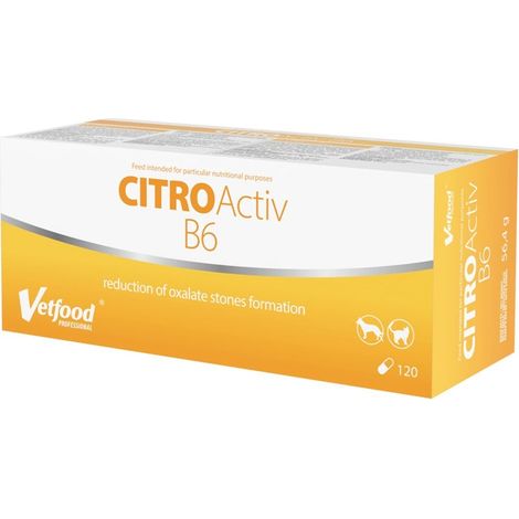 VetFood CitroActiv B6 pour chiens et chats, 120 capsules