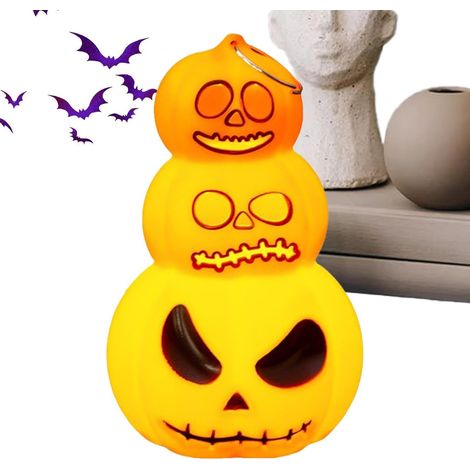 Citrouille d'Halloween - Décoration citrouille d'Halloween, citrouille d'Halloween à piles (1/5)