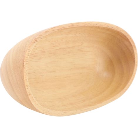 Sushi-Schiffchen aus Gummibaumholz, glatt, dickwandig, rutschfest, leicht zu reinigen, Servierplatte für Sushi, ideal für Familie, Bar, Café und Partys, 15,5 cm / 6,1 Zoll (1/5)