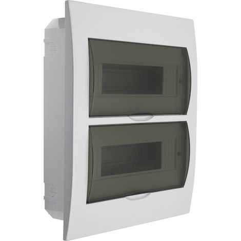 Cuadro de distribución empotrable DB212F Ideal 2x12 (1/2)