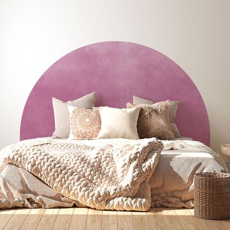 Stickers tête de lit - Couleur tendance - 160 x 130 cm - Pour lits (120 à 140 cm) - Adhésif MAT (1/2)