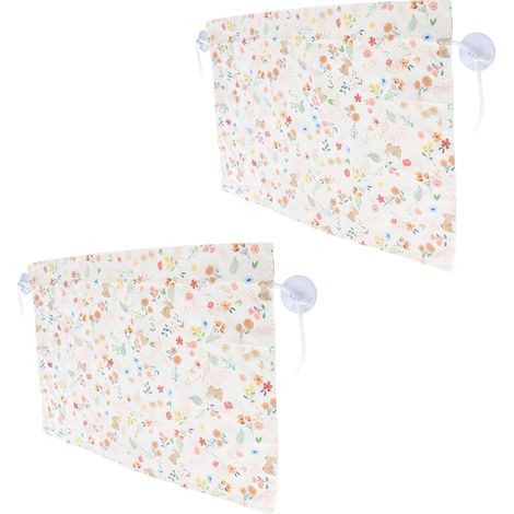Set mit 2 Auto-Sonnenschutzblenden im angesagten Stil, mit Saugnäpfen, teleskopierbaren Verdunkelungsrollos, UV-Schutz, Sonnenschutz (1/5)